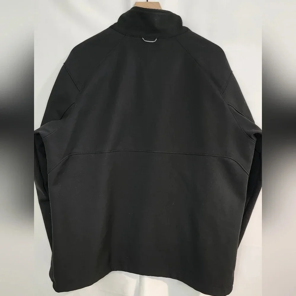 Columbia Mens Interchange Softshell Jacket 1X Black‎ Thermal Coil Full Zip